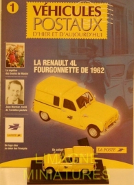 b32 25 atlas renault 4l fourgonnette la poste 1962